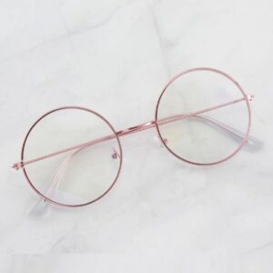 ROSE GOLD METAL ROUND GLASSES 20% off